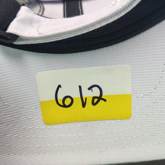 Outdoor Cap Hat Snap Back White Breathable Mesh Wicking Embroidered Dog Logo - Picture 10 of 10